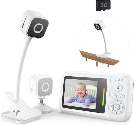 NUOTUN Baby Monitor with Camera and Audio, Baby Monitor No Wifi with Clip by NUOTUN