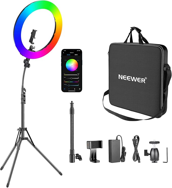 Neewer 18-inch RGB Ring Light by Neewer