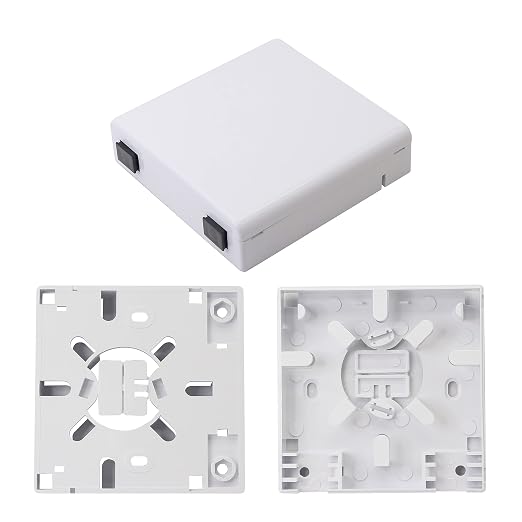 GELRHONR FTTH Fiber Panel Box Enclosure, 2 Core Fiber Optic Terminal - Image 2