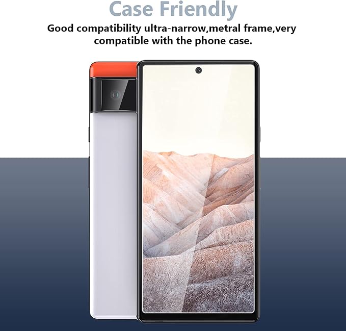 TOCOL Compatible for Google Pixel 6 5G 6.4'' Tempered Glass Screen Protector & - Image 4