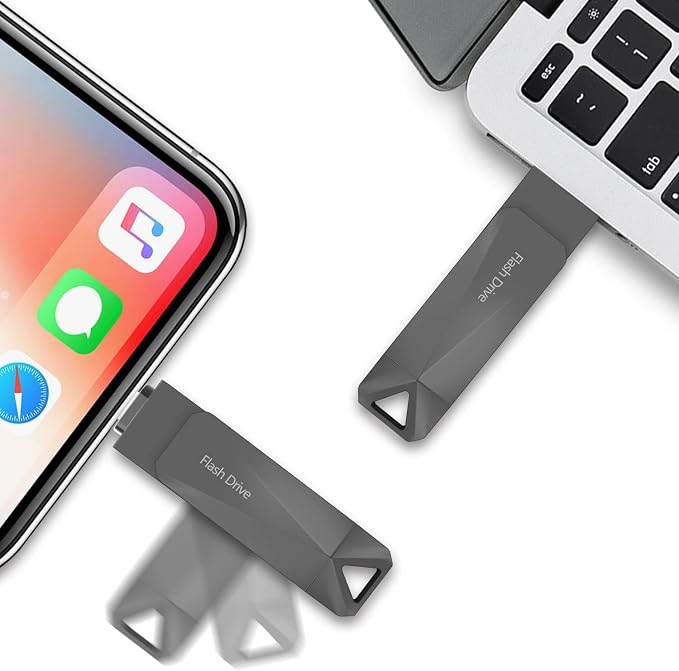 512GB Photo Stick for Phone, Qainerly USB Flash Drive for Phone All Models - Image 3