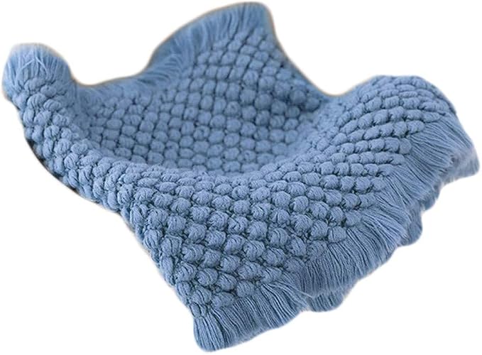 Zeroest Baby Photography Props Basket Braid Wool Wrap Newborn Photo Shoot - Image 8