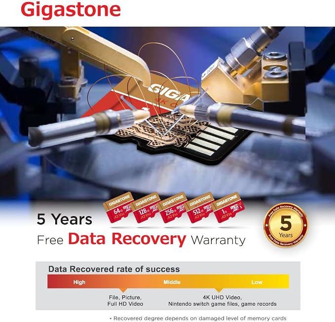 【For Switch 1 Only】GIGASTONE 128GB Micro SD Card, 4K Game Pro, MicroSDXC Memory - Image 8