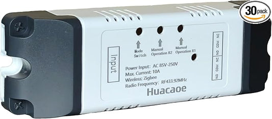 Zigbee 2CH AC 85-250V Relay Smart Switch Module, Wireless APP Remote Control by Unknown