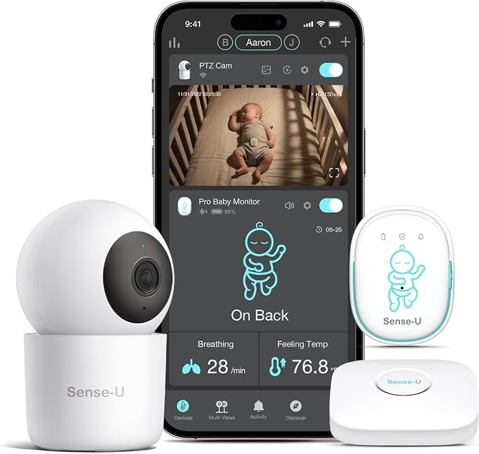 Sense-U Pro Baby Breathing Movement Monitor by Sense-U