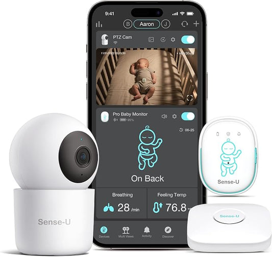 Sense-U Pro Baby Breathing Movement Monitor by Sense-U