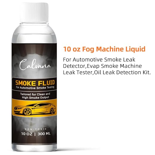 Calvana (2-Pack 10 fl.oz Smoke Machine Liquid, Oil Leak Detection Kit, - Image 2