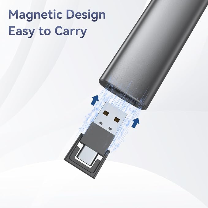 Wireless Presentation Clicker PowerPoint Remote: USB C A Presenter PPT Power - Image 5