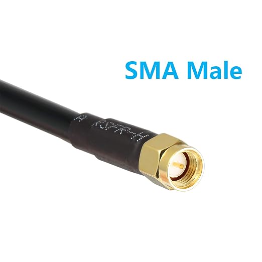 2ft N Male to SMA Male Cable 2PCS, SMA to N Cable 50 ohm Ultra Low Loss KMR240 - Image 2