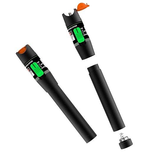 2PCS Visual Fault Locator Fiber Optic Cable Tester Meter Red Light VFL by ProfessionalFiberNetworkDevicemanufacturer