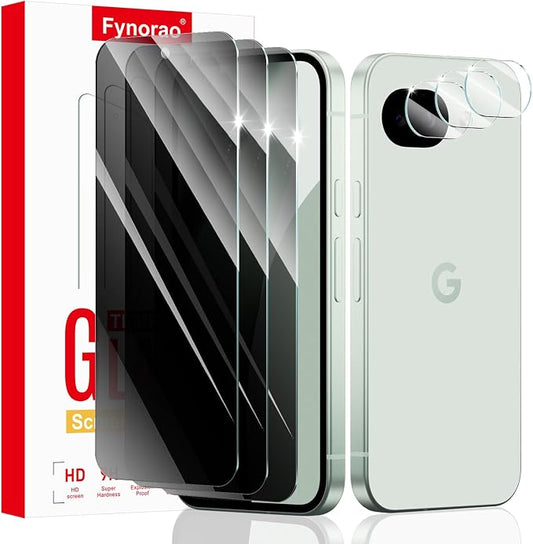 3+3-Pack, Privacy Screen Protector and Camera Lens Protector by ScreenProtectorCase