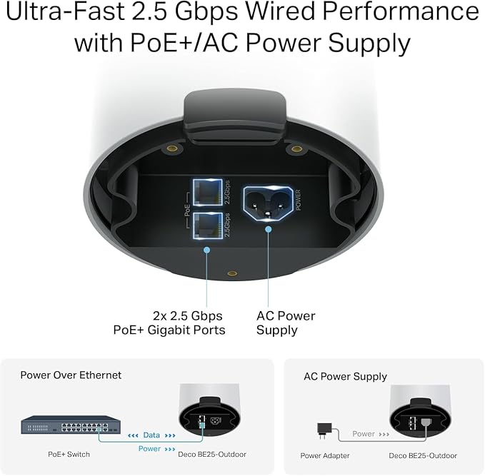 TP-Link Deco 7 Outdoor BE25 BE5000 Dual-Band Wi-Fi 7 Mesh Extender – Up to 2 - Image 8
