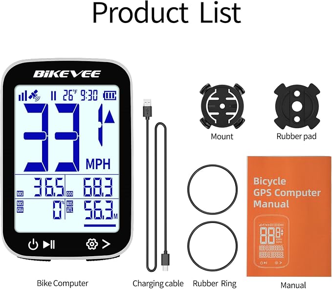 GPS Bike Computer Wireless Cycling Computer - Image 8