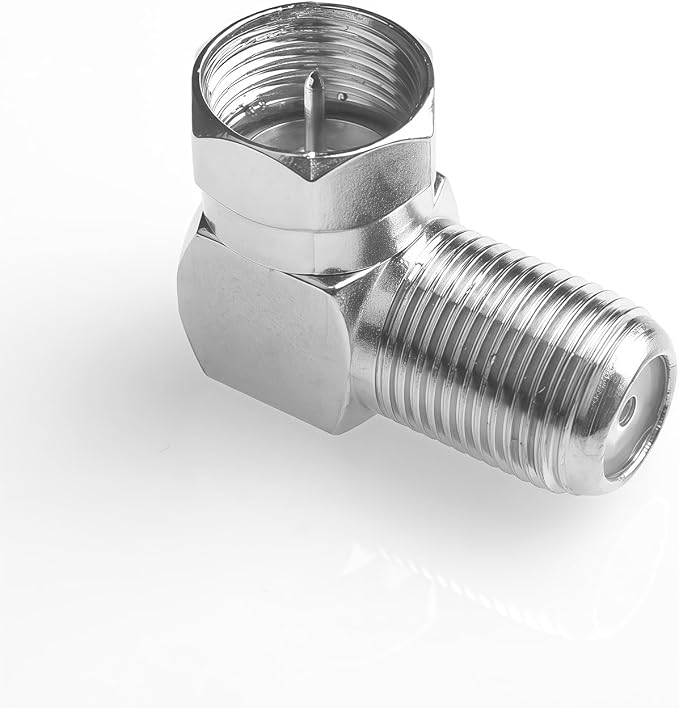 Right Angle Coaxial Connector, Wall Plate, Satellite Receiver - Image 2