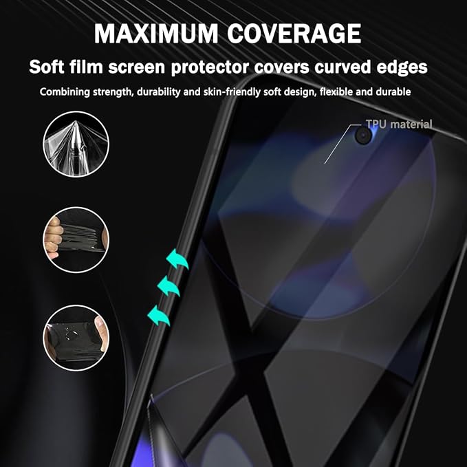 1 Pack for Google Pixel 9 Privacy Screen Protector - Image 5