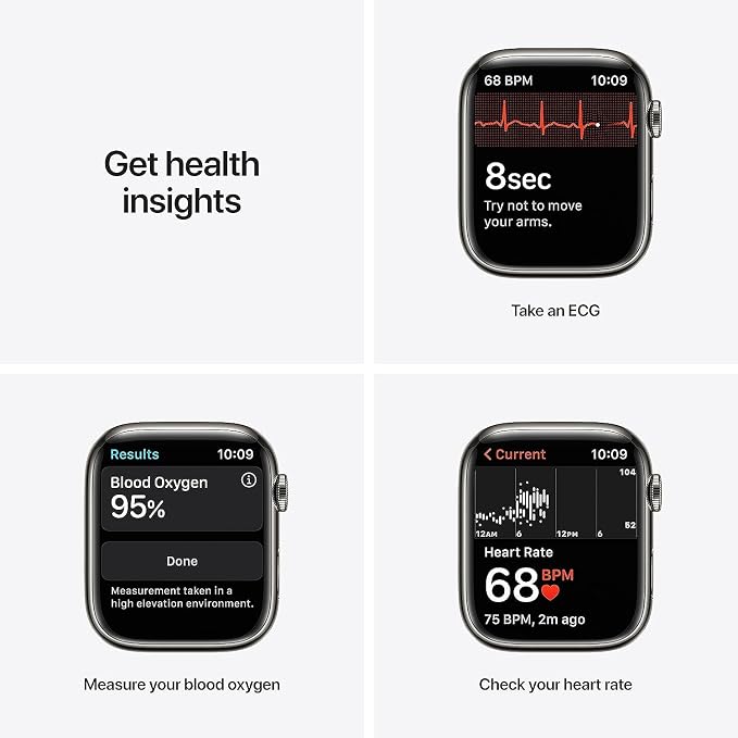 Apple Watch Series 7 Graphite Stainless Steel Case - Image 4
