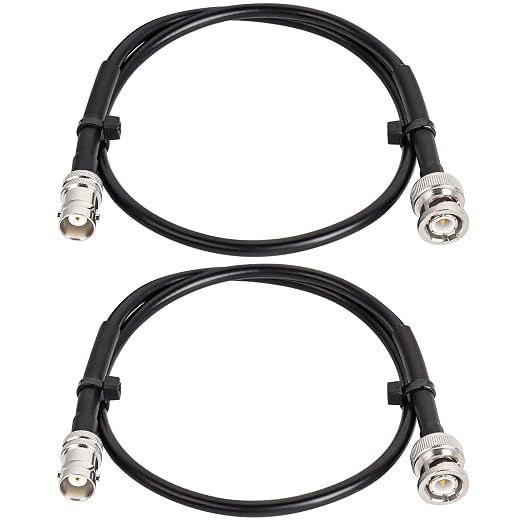 MOOKEERF BNC Male to BNC Female Coaxial Cable 50 ohm RG8X Coax Ultra Low Loss by MOOKEERF