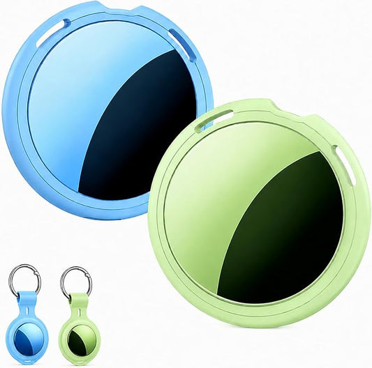 2 Pack Tracker Tags Pair with Apple Find My Bluetooth Air Smart Tags Key Finder by CYBERDOT