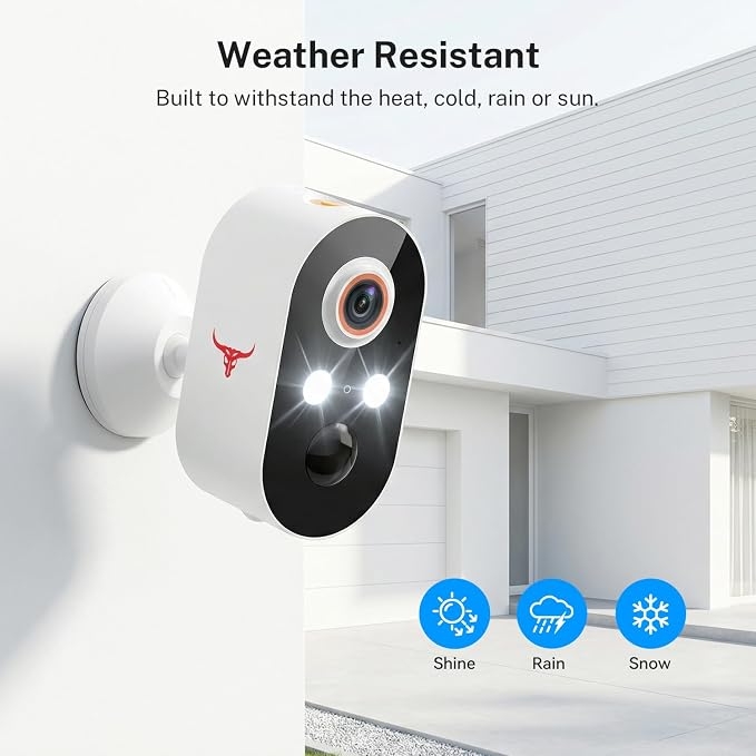 1080P Wireless Security Camera Outdoor, Battery Powered, AI Human Detection - Image 7