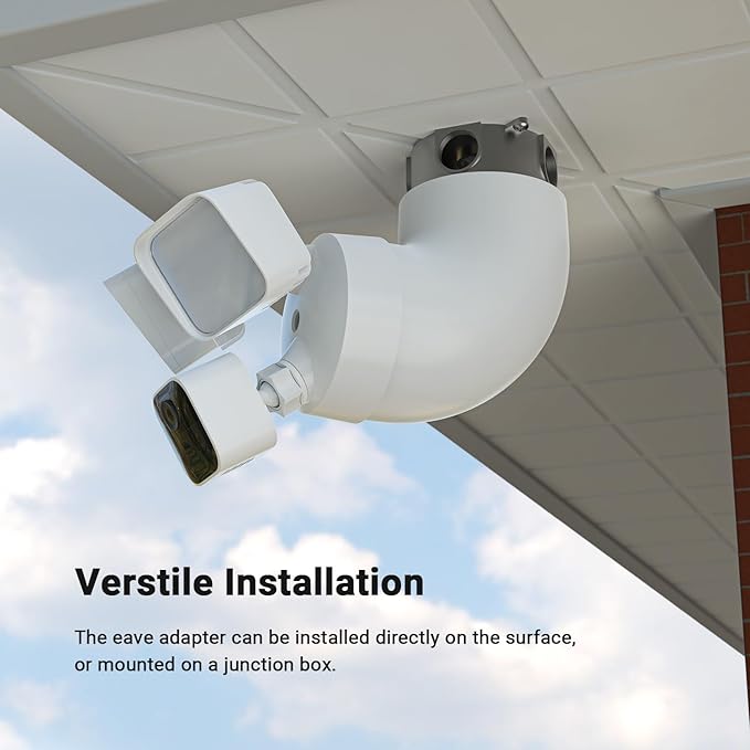 Holicfun Eave Mount for Ring Floodlight Cam Wired Plus/Pro, Ring Smart Lighting - Image 5