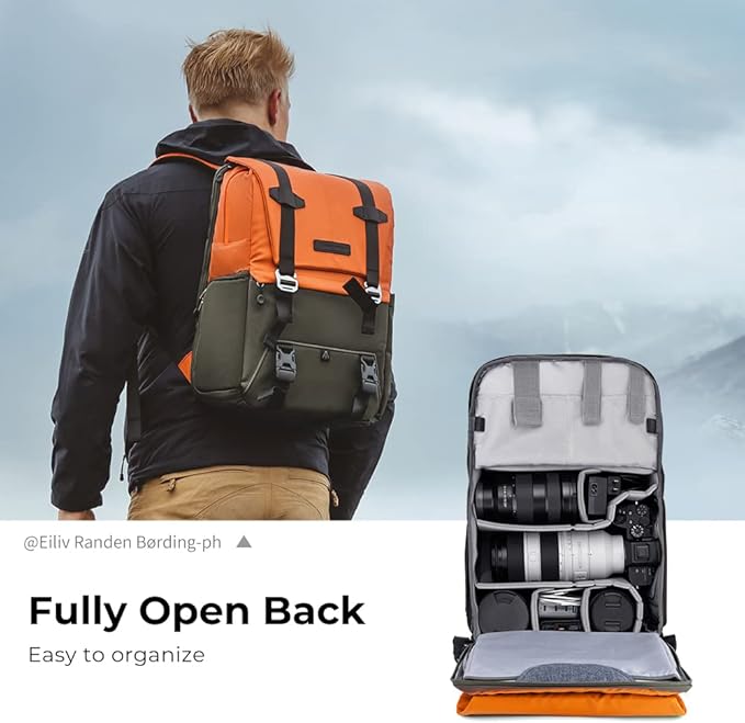 K&F CONCEPT Camera Backpack, Camera Bags - Image 5