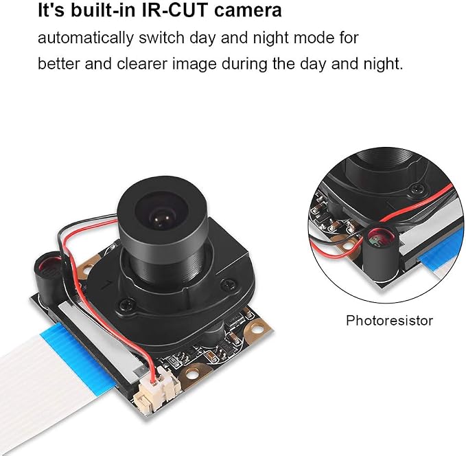 Dorhea for Raspberry Pi 4 B 3 B+ Camera Module Automatic IR-Cut Switching - Image 4