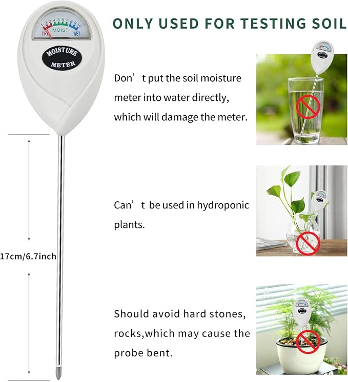 Censinda Soil Moisture Meter, 2 Pack Soil Moisture Monitor - Image 6