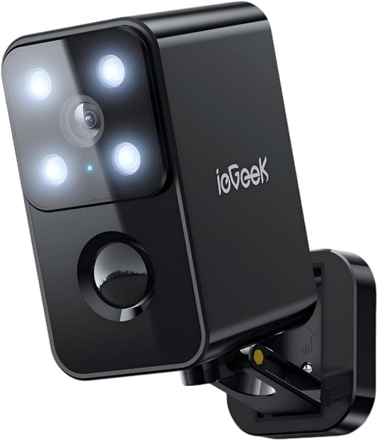 ieGeek Outdoor Camera Wireless Home Security Cameras Pan Rotating 180° by ieGeek