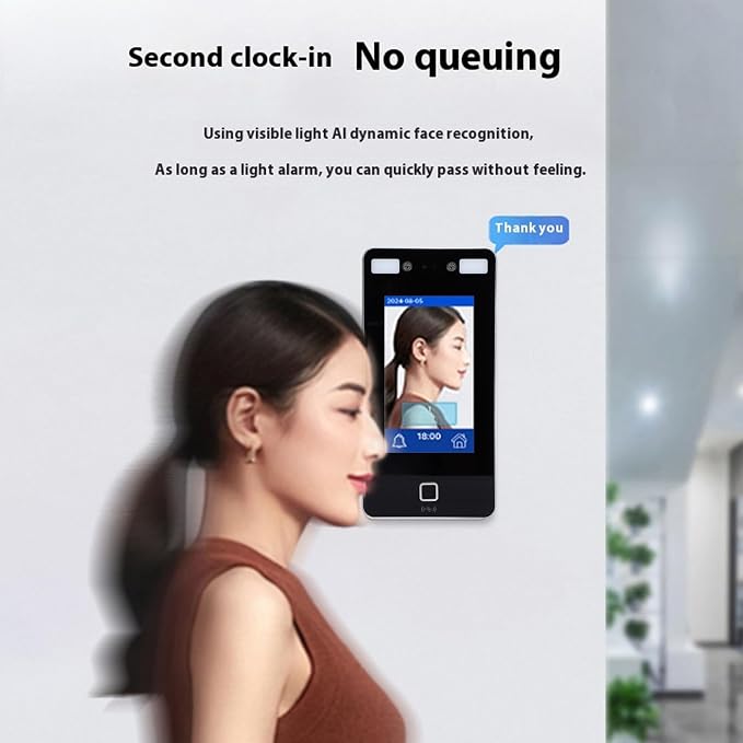 Luocute Face Recognition Attendance Machine, Biometric System - Image 2