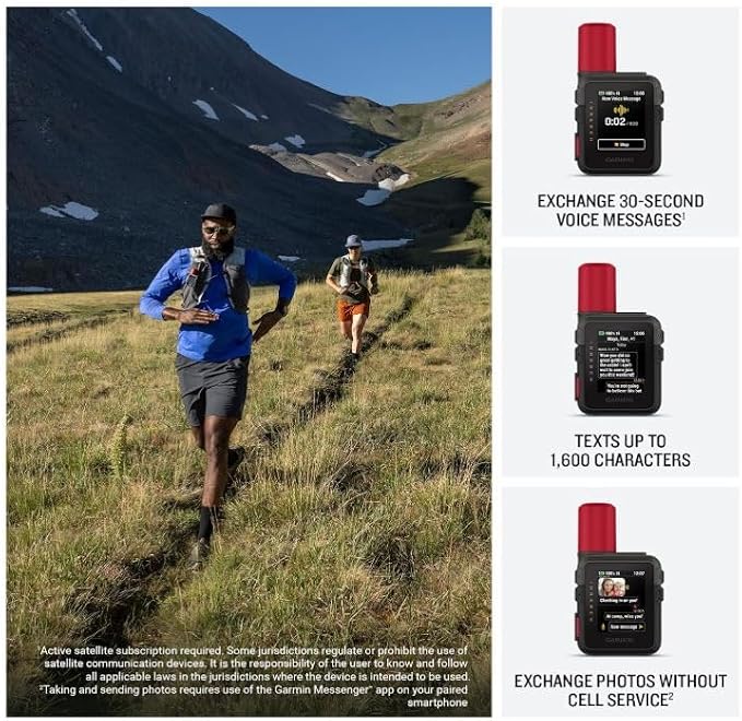 Garmin inReach Mini 3 Plus Rugged Global Satellite Communicator, Touchscreen - Image 4