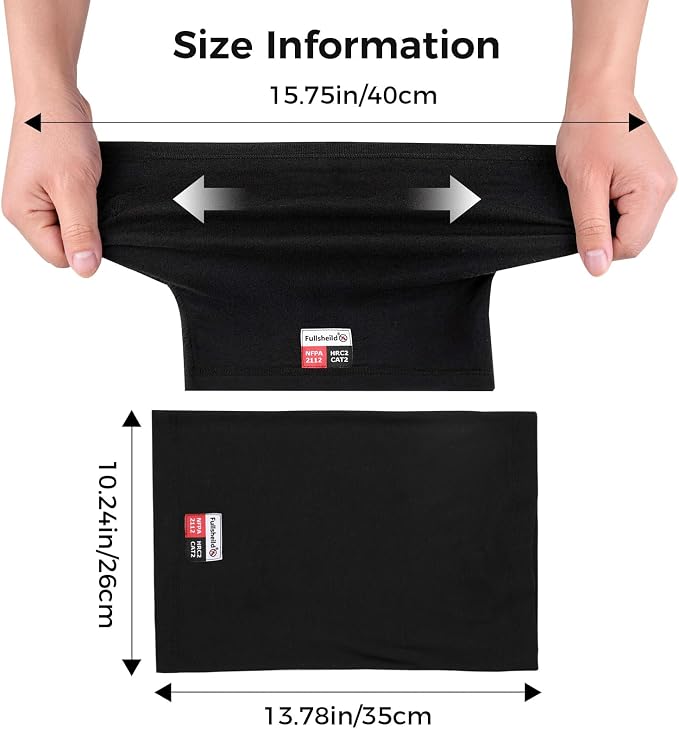 Fullsheild FR Face Mask for Men Summer FR Neck Gaiter Welding Hood Lightweight - Image 5
