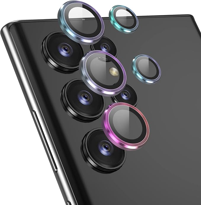 YWXYW for Samsung Galaxy S22 Ultra Camera Lens Protector, Aluminum Alloy by YWXTW