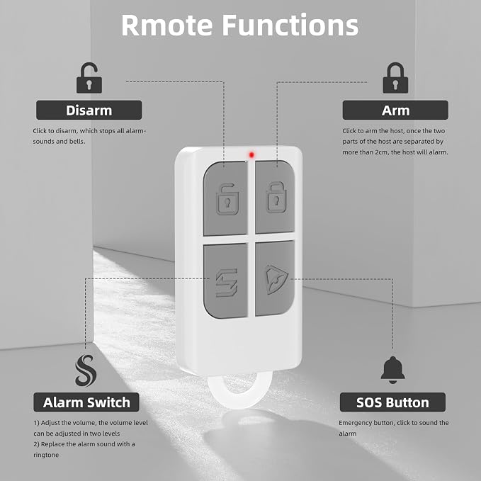 Door Alarms for Kids Safety, 120dB Wireless Window Security Sensor - Image 6