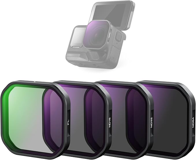 NEEWER 4 Pack ND & Polarizer Filter Set Compatible by Neewer