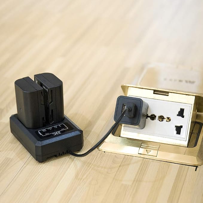 JJC DMW-BLF19 & DMW-BLK22 Battery Charger USB Dual Slot - Image 9