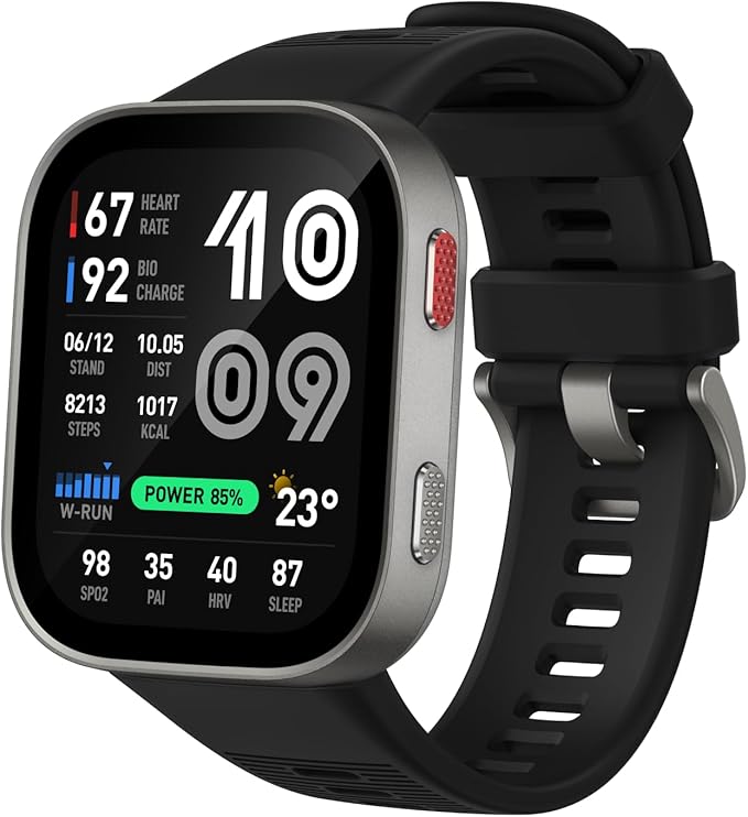Amazfit Bip Max 50mm Smartwatch, 2.07" AMOLED Display, 20 Days of Battery by Amazfit