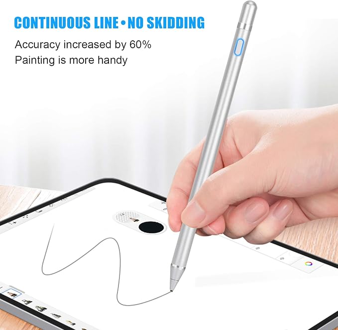 Stylus Digital Pen for Touch Screens, Active Pencil Fine Point Compatible - Image 2