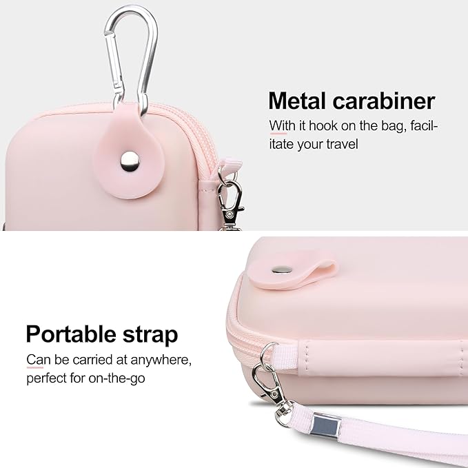 Lacdo Camera Carrying Case for Canon PowerShot ELPH 360/200/185/180/190/350 - Image 6