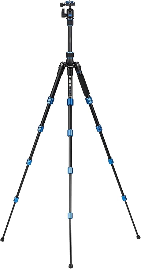 Benro Slim Travel Aluminum Tripod Kit – Lightweight 5-Section Tripod - Image 4