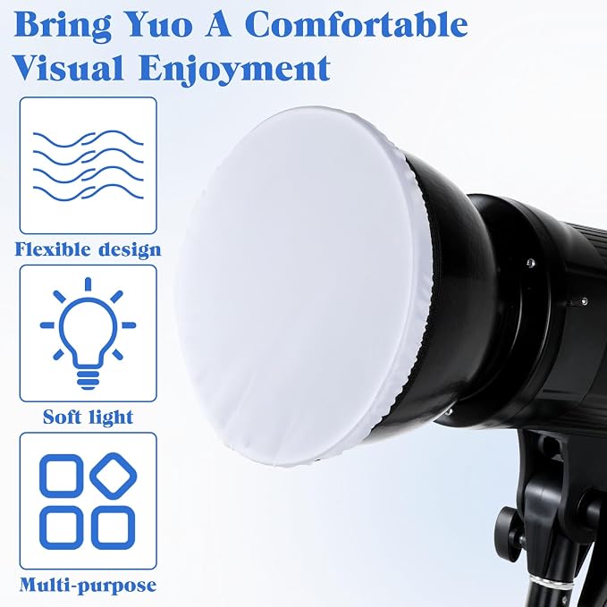 4 Pack 6.29"/16cm Light Diffuser White Diffuser Lamp Cover Soft lamp Shade - Image 3