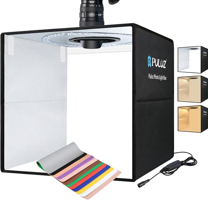 16"×16" Professional Photo Studio Light Box, PULUZ Portable Foldable Light Box by PULUZ