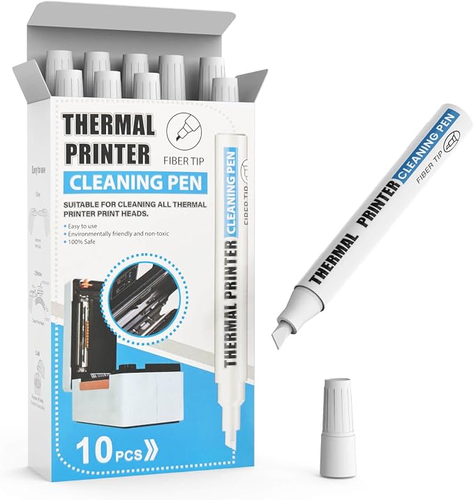 Thermal Printer Cleaning Pen 10 Pack – Printhead Cleaner by Unknown