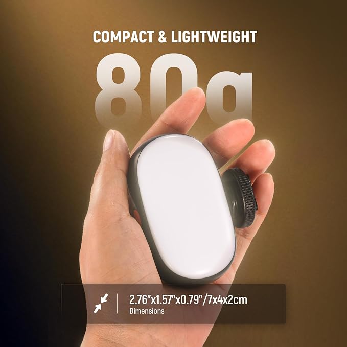 NEEWER Basics Portable Selfie Light, 3W Clip on Phone Small LED Cold Shoe - Image 7