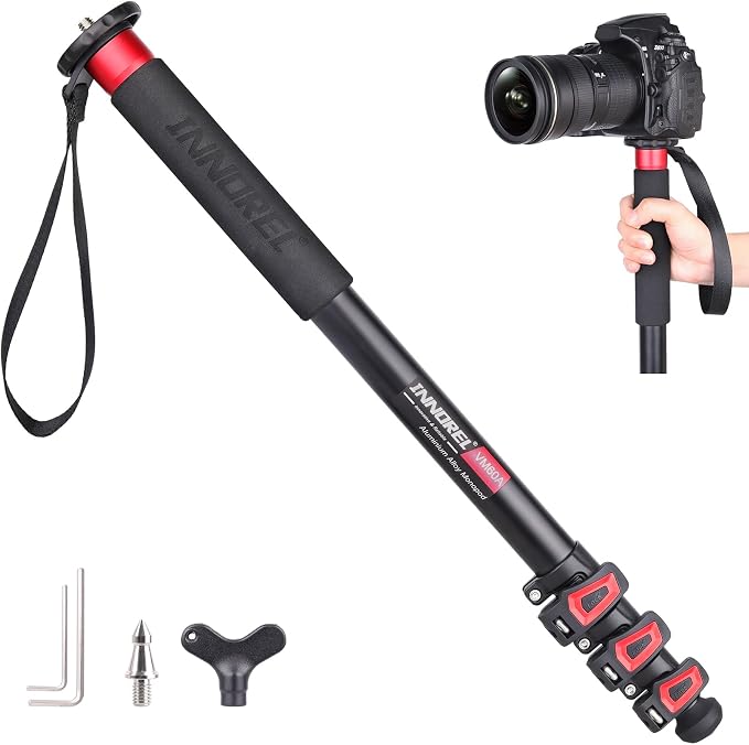 63in/160cm Camera Monopod INNOREL VM60A Aluminum Alloy Portable Compact by INNOREL