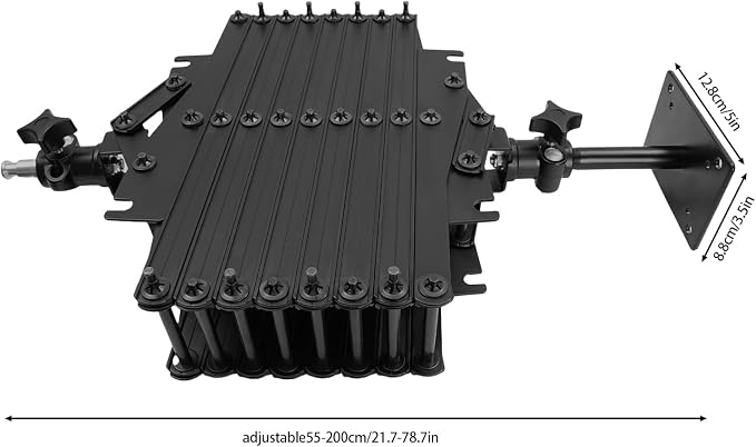 Photography Ceiling Rail System, 2m Stretch Ceiling Light Mount Support - Image 5