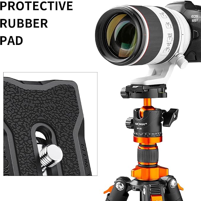 K&F CONCEPT K-28 Camera Tripod Quick Release Mounting Plate - Image 2