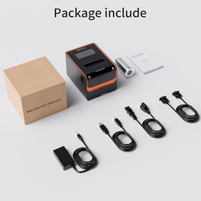 Rongta POS Printer, 80mm Direct Thermal Receipt Printers - Image 6