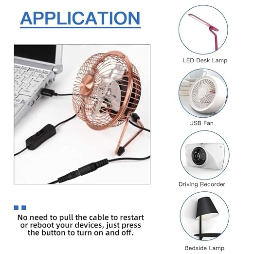 ChenYang DC Power Switch Extension Cable DC 5.5x2.1mm Male to Female - Image 4