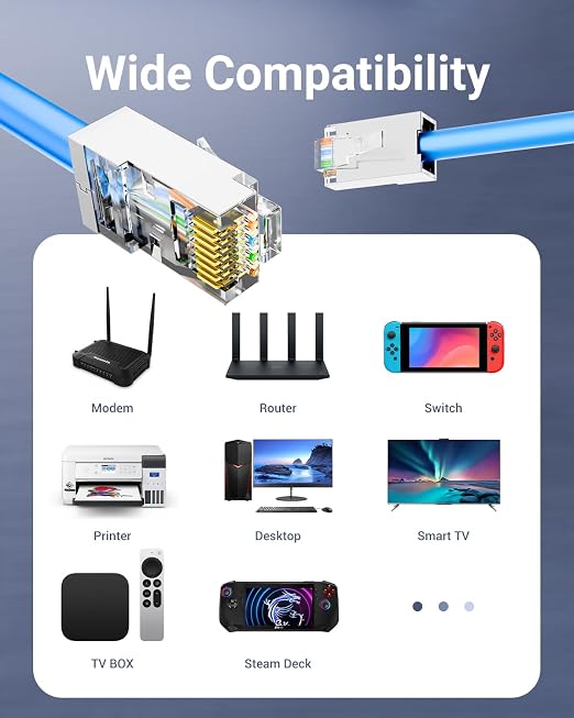 VCE Cat6 Shielded RJ45 Pass Through Connectors - Image 8