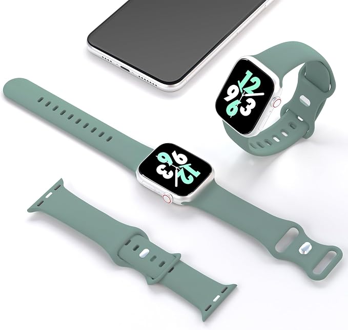 Sport Band Compatible with Apple Watch 38mm 40mm 41mm 42mm 44mm 45mm 46mm 49mm - Image 2